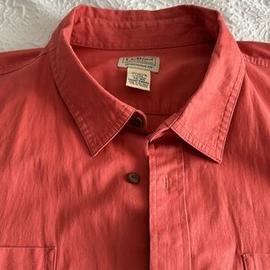 HP🍀L.L. Bean button-down shirt short sleeve